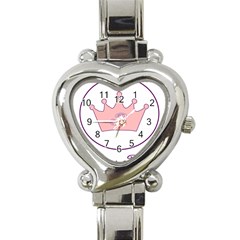 Princess Brenna2 Fw Heart Italian Charm Watch  by brennastore