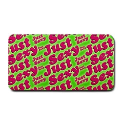 Just Sexy Quote Typographic Pattern Medium Bar Mats by dflcprints