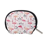 Flamingo Pattern Accessory Pouches (Small)  Back