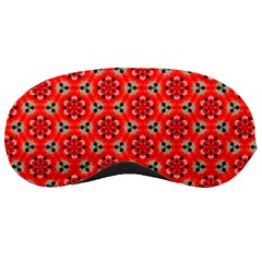 Lovely Orange Trendy Pattern  Sleeping Masks by GardenOfOphir