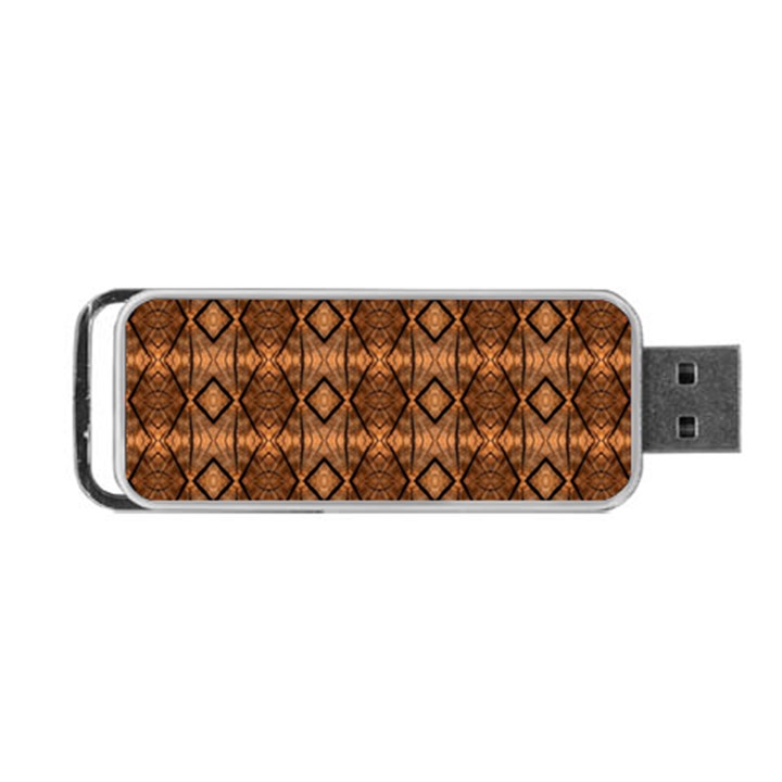 Faux Animal Print Pattern Portable USB Flash (Two Sides)