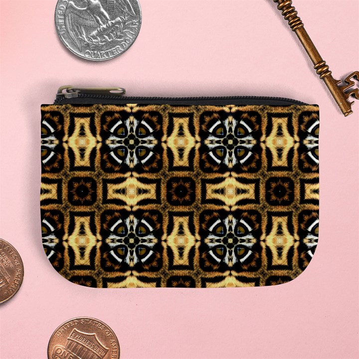 Faux Animal Print Pattern Mini Coin Purses