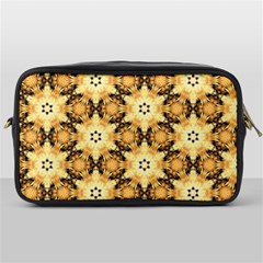 Faux Animal Print Pattern Toiletries Bags by GardenOfOphir