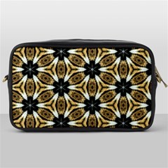 Faux Animal Print Pattern Toiletries Bags by GardenOfOphir