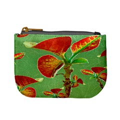 Tropical Floral Print Mini Coin Purses by dflcprints