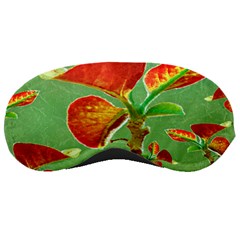 Tropical Floral Print Sleeping Masks by dflcprints