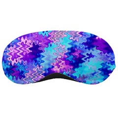 Blue And Purple Marble Waves Sleeping Masks by KirstenStar