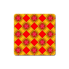 Cute Pretty Elegant Pattern Square Magnet by GardenOfOphir