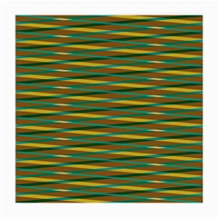 Diagonal Stripes Pattern Medium Glasses Cloth by LalyLauraFLM