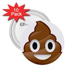 Poop 2.25  Buttons (10 pack)  Front