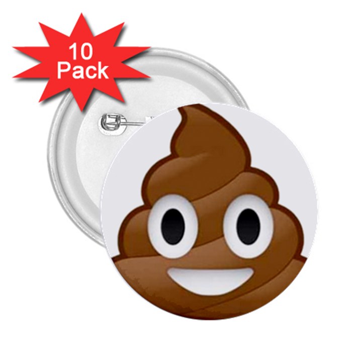 Poop 2.25  Buttons (10 pack) 