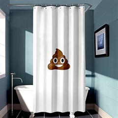 Poop Shower Curtain 36  X 72  (stall)  by redcow