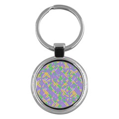 Mixed Shapes Key Chain (round) by LalyLauraFLM