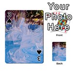 Splash 4 Playing Cards 54 Designs  Front - Spade3