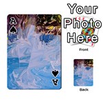 Splash 4 Playing Cards 54 Designs  Front - SpadeA