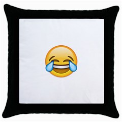 Cryingwithlaughter Throw Pillow Cases (black) by redcow