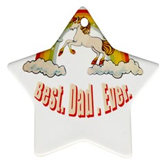 Best  Dad  Ever Ornament (star)  by redcow