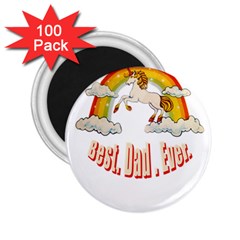 Best  Dad  Ever 2 25  Magnets (100 Pack)  by redcow