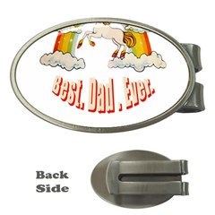 Best  Dad  Ever Money Clips (oval)  by redcow