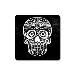 Skull Square Magnet by ImpressiveMoments