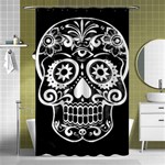 Skull Shower Curtain 48  x 72  (Small)  Curtain(48  X 72 ) - 42.18 x64.8  Curtain(48  X 72 )