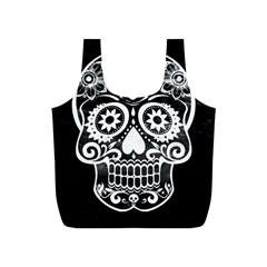 Skull Full Print Recycle Bags (s)  by ImpressiveMoments