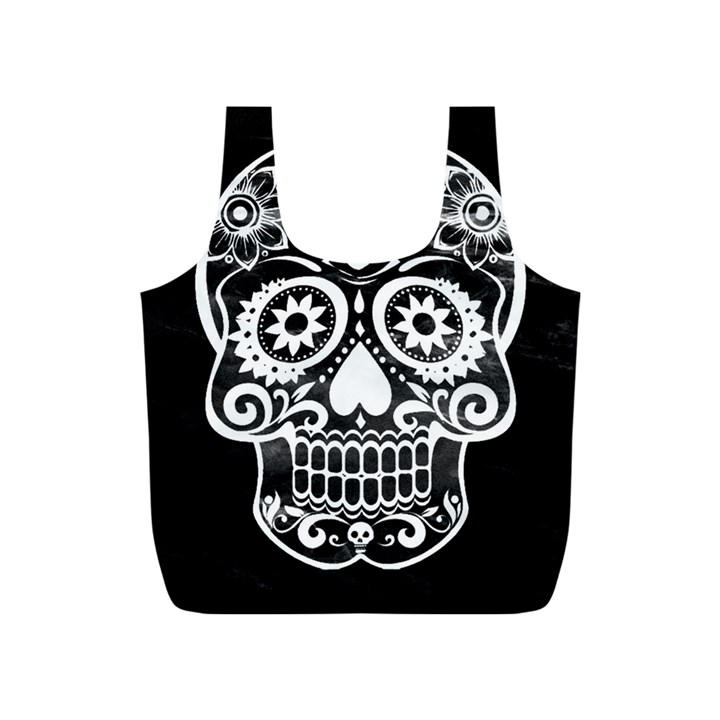 Skull Full Print Recycle Bags (S) 