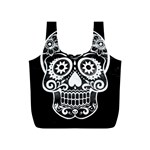 Skull Full Print Recycle Bags (S)  Back