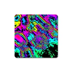 Powerfractal 2 Square Magnet by ImpressiveMoments