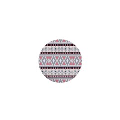 Fancy Tribal Border Pattern Soft 1  Mini Magnets by ImpressiveMoments