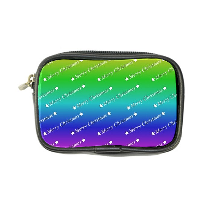 Merry Christmas,text,rainbow Coin Purse