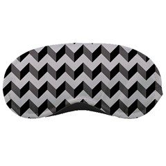 Modern Retro Chevron Patchwork Pattern  Sleeping Masks by GardenOfOphir