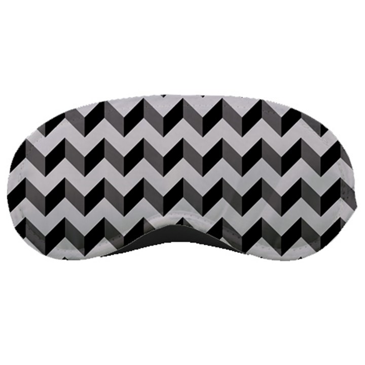 Modern Retro Chevron Patchwork Pattern  Sleeping Masks