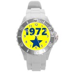 1972 Round Plastic Sport Watch (L) Front