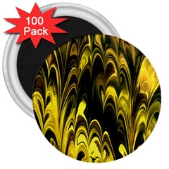 Fractal Marbled 15 3  Magnets (100 Pack) by ImpressiveMoments