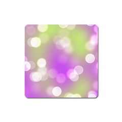 Modern Bokeh 7 Square Magnet by ImpressiveMoments