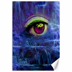 Waterfall Tears Canvas 12  X 18   by icarusismartdesigns