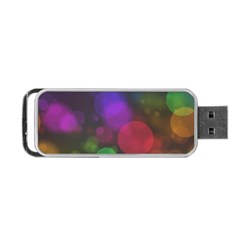 Modern Bokeh 15 Portable Usb Flash (two Sides) by ImpressiveMoments