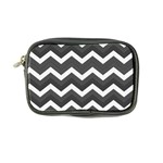 Chevron Dark Gray Coin Purse Front