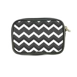 Chevron Dark Gray Coin Purse Back