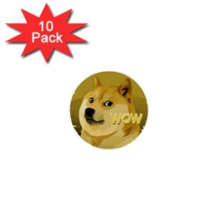 Dogecoin 1  Mini Buttons (10 Pack)  by dogestore