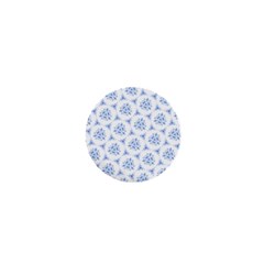 Sweet Doodle Pattern Blue 1  Mini Magnets by ImpressiveMoments