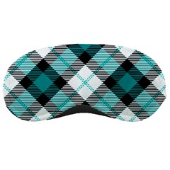 Smart Plaid Teal Sleeping Masks by ImpressiveMoments