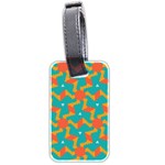 Sun pattern Luggage Tag (two sides) Back