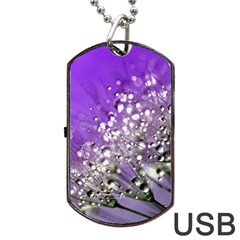 Dandelion 2015 0706 Dog Tag Usb Flash (one Side) by JAMFoto