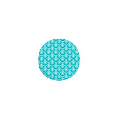 Awesome Retro Pattern Turquoise 1  Mini Magnets by ImpressiveMoments