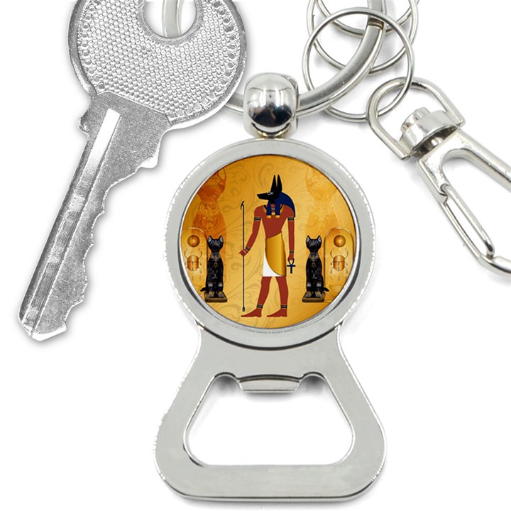 Anubis, Ancient Egyptian God Of The Dead Rituals  Bottle Opener Key Chains