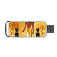 Anubis, Ancient Egyptian God Of The Dead Rituals  Portable Usb Flash (two Sides) by FantasyWorld7