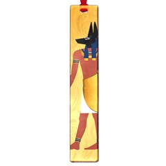 Anubis, Ancient Egyptian God Of The Dead Rituals  Large Book Marks by FantasyWorld7