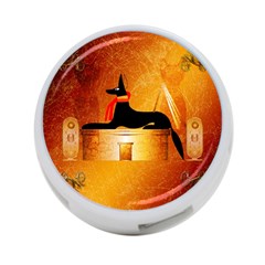 Anubis, Ancient Egyptian God Of The Dead Rituals  4-port Usb Hub (one Side) by FantasyWorld7